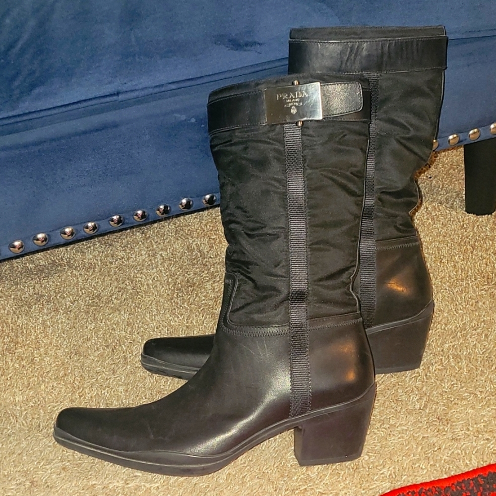 Vintage Prada Cowboy Boots